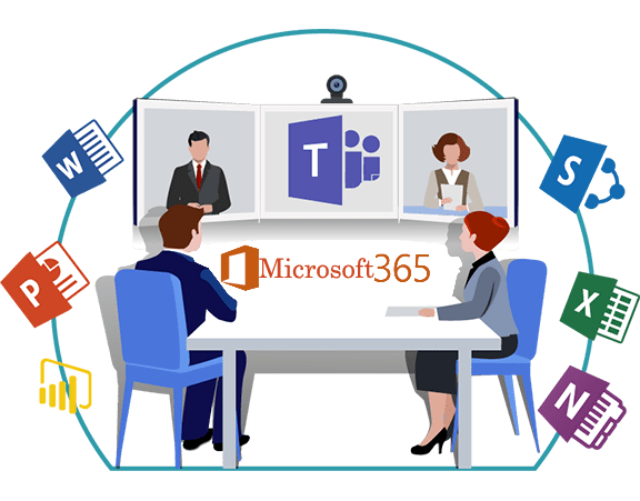 Premium Vector  Microsoft office 365 excel powerpoint publisher sway  outlook sharepoint access exchange word yammer onedrive teams skype onenote  yammer editorial vector